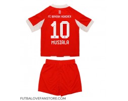 Bayern Munich Jamal Musiala #10 Domáci Detský futbalový dres 2025-26 Krátky Rukáv (+ trenírky)